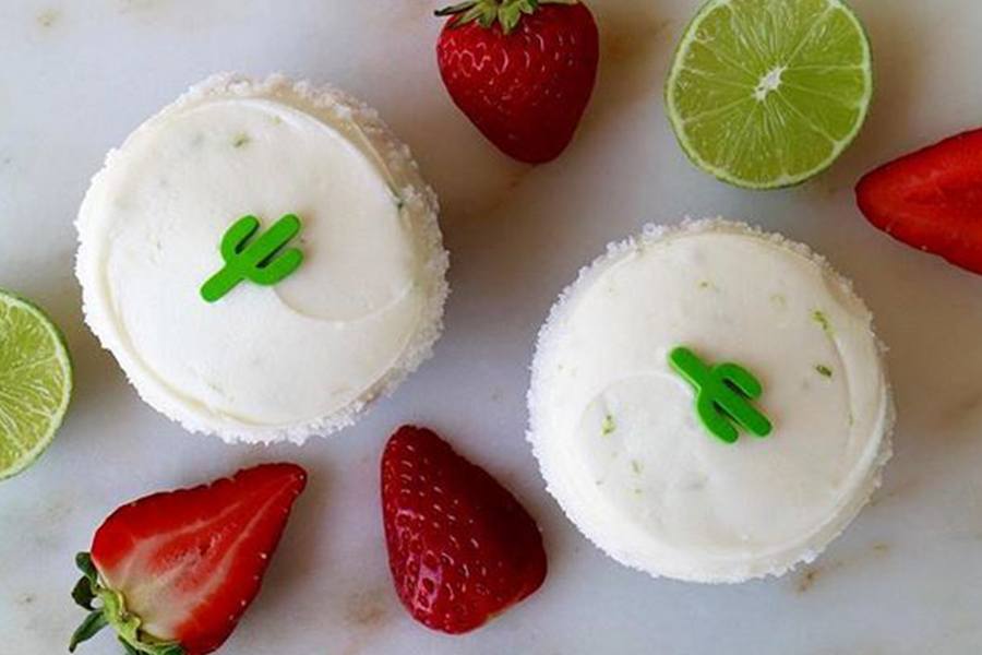 Strawberry Margarita Cupcake at Sprinkles Cupcakes • The Grove LA