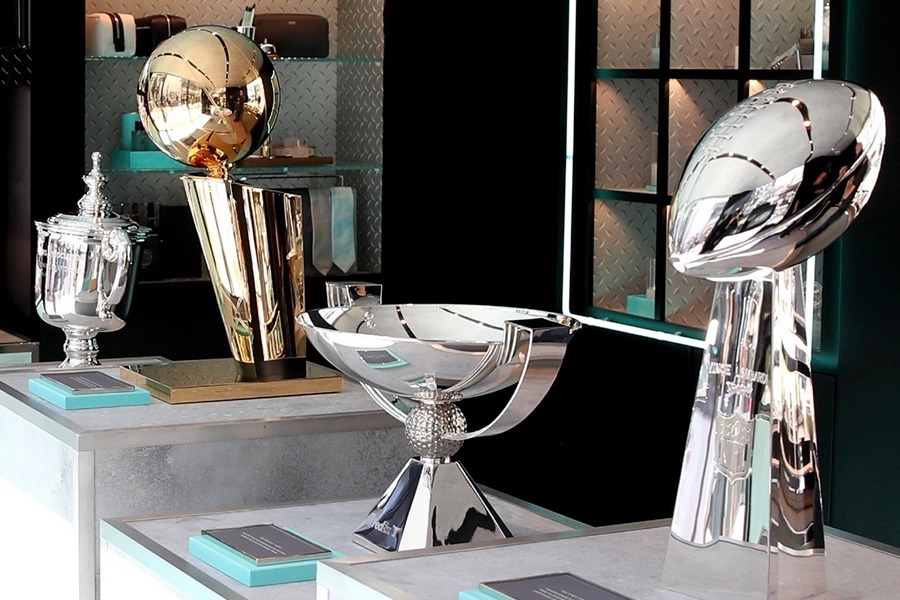 Trophy Display at Tiffany & Co. Pop-Up
