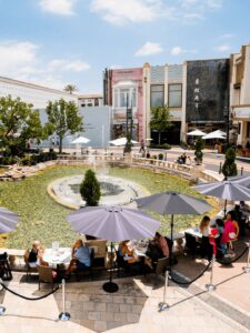 fountain at The Grove