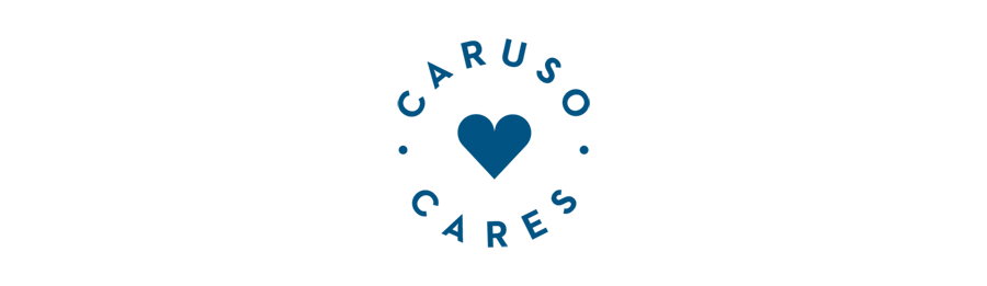 Caruso cares in blue