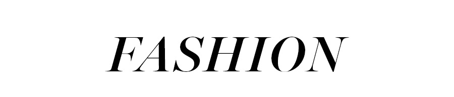 Fashion banner with black letters