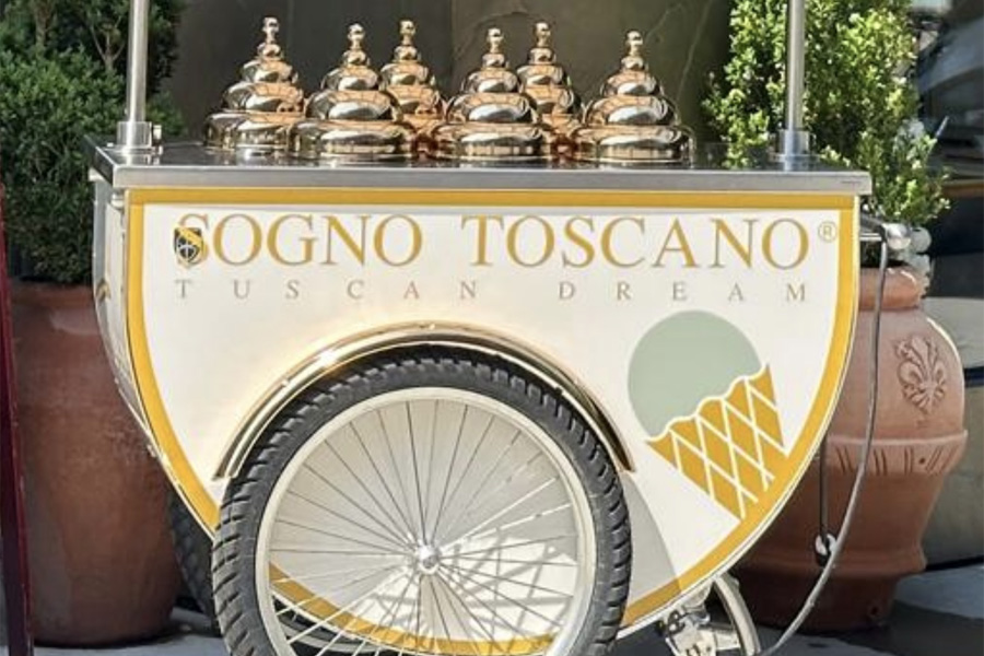 Complimentary Gelato with Sogno Toscano