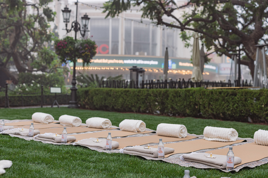 Pilates in The Park with Mastercard