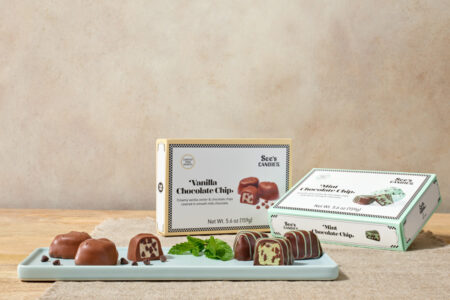 Vanilla Chocolate Chip & Mint Chocolate Chip at See’s Candies