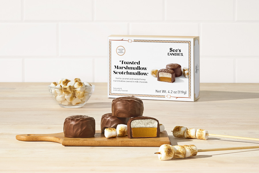 Toasted Marshmallow Scotchmallow at See’s Candies